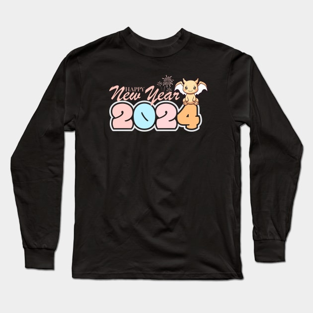 new-year-2024 Long Sleeve T-Shirt by DewaJassin